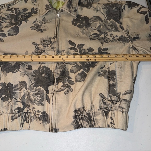 Rylie Bomber Jacket By Pilcro/Anthropologie, M,  Cropped, Cream $158 New NWT - Picture 8 of 12